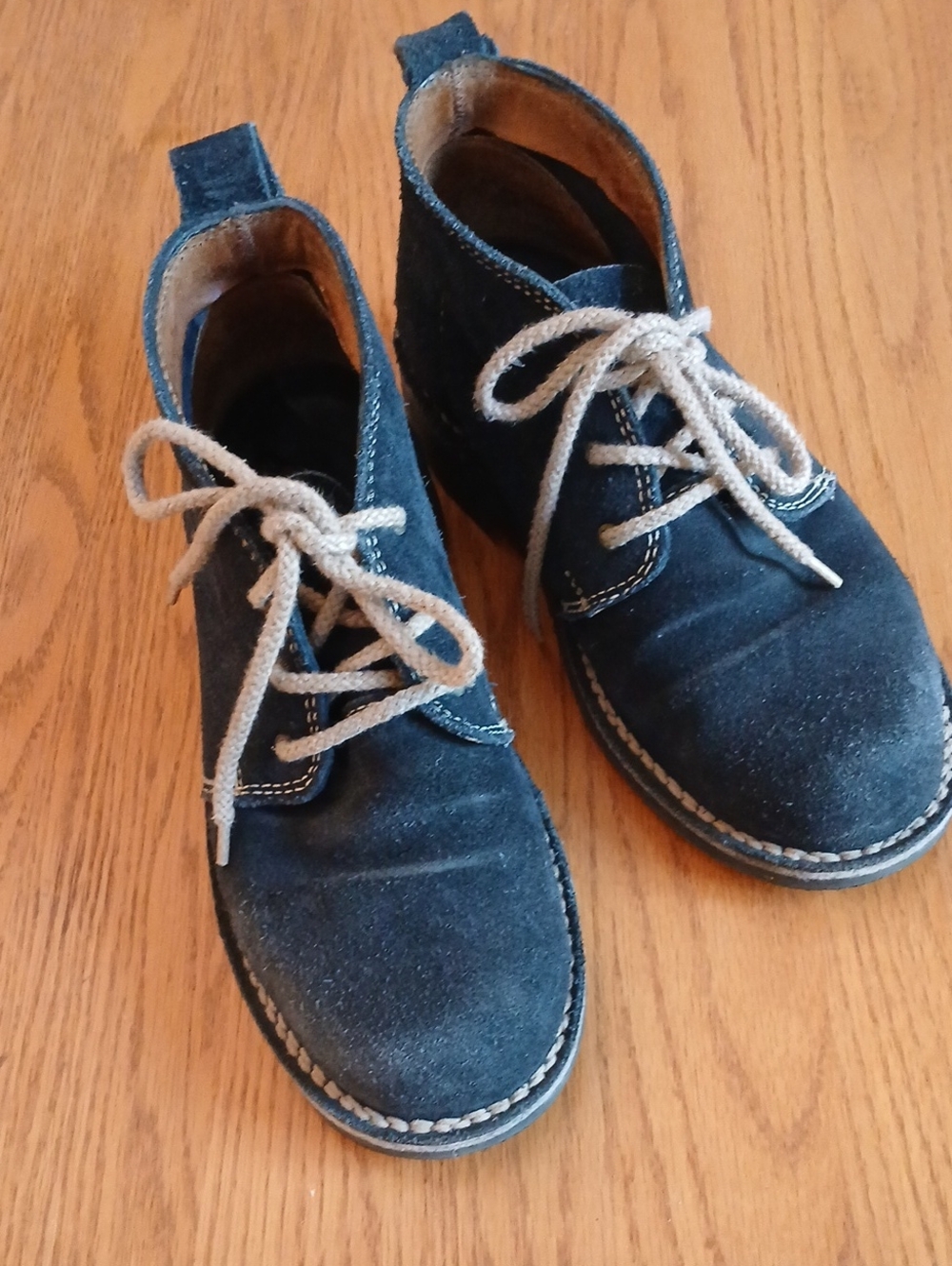 Gerinimo Blue Suede Ankle Boot size 8.5